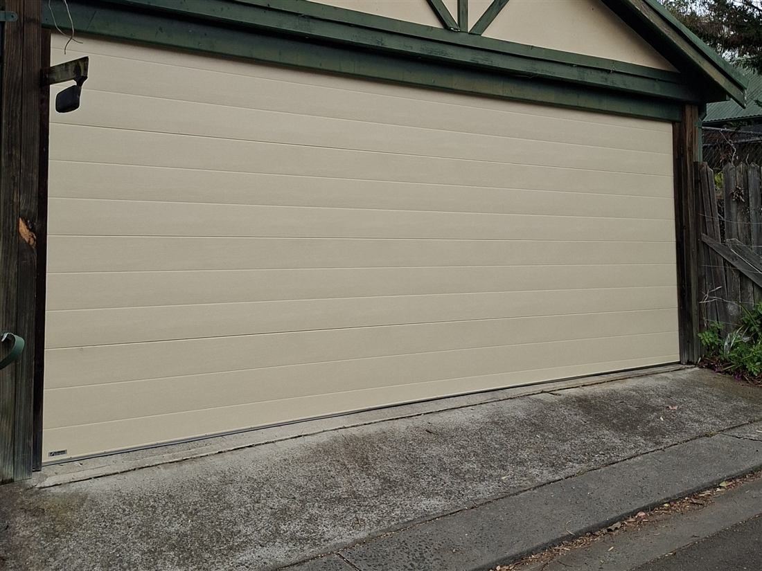 Garage door installed on a Manly beachside home